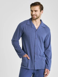 Taro Darek 3483 long/r M-2XL Z25/26 pánske pyžamo bez gombíkov