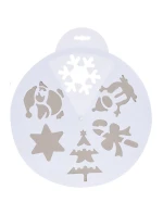 ŠABLÓNA NA UMELÝ SNEH 30CM 6 VZOROV