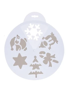 ŠABLÓNA NA UMELÝ SNEH 30CM 6 VZOROV