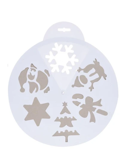 ŠABLÓNA NA UMELÝ SNEH 30CM 6 VZOROV