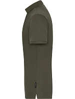 JN Pánské pracovní elastické bio polo Solid 02. olive model 22531956 - Daiber JN Pánské pracovní elastické bio polo Solid 02. olive model 22531956 - Daiber