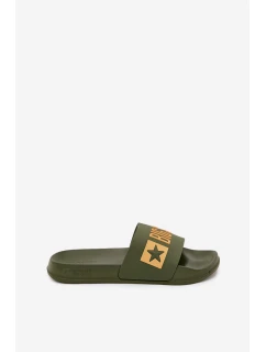 Klapki Męskie Big Star SS174360 Zielone