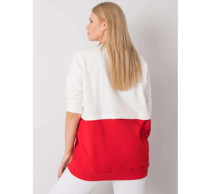 Tunika RV TU 6851.28 biele a červené Tunika RV TU 6851.28 biele a červené