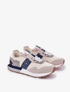 Pánske semišové tenisky na platforme Big Star - sivé