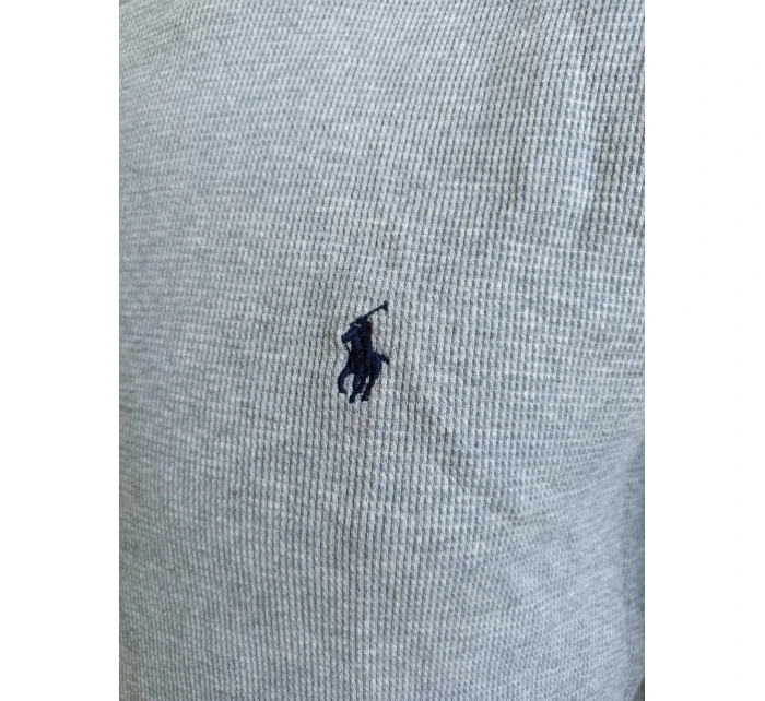 Pánské tričko dlouhým rukávem model 21066322 šedé - Ralph Lauren