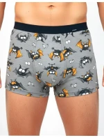 Pánské boxerky Tattoo  Šedá vzor  model 21857551 - Cornette