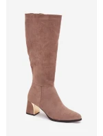 Topánky na podpätku model 217828 Krok vo veľkom štýle Topánky na podpätku model 217828 Krok vo veľkom štýle