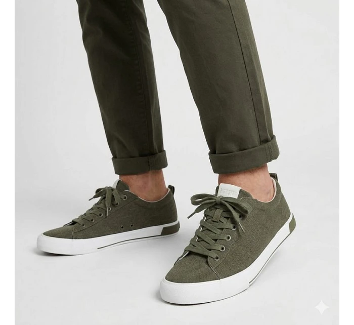 Pánske textilné tenisky zelené Big Star TT174292