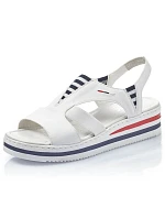 Sandály na platformě W model 22082975 bílé Rieker - Inny