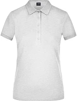 JN 709 Dámské elastické piqué polo model 22488540 grey heather - Daiber JN 709 Dámské elastické piqué polo model 22488540 grey heather - Daiber