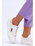 Dámské Krajkové Tenisky BIG STAR model 21546365 Bílé - Big Star Shoes