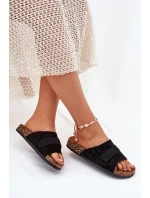 Dámské Pantofle S Na Černé model 21698977 - Boto Dámské Pantofle S Na Černé model 21698977 - Boto