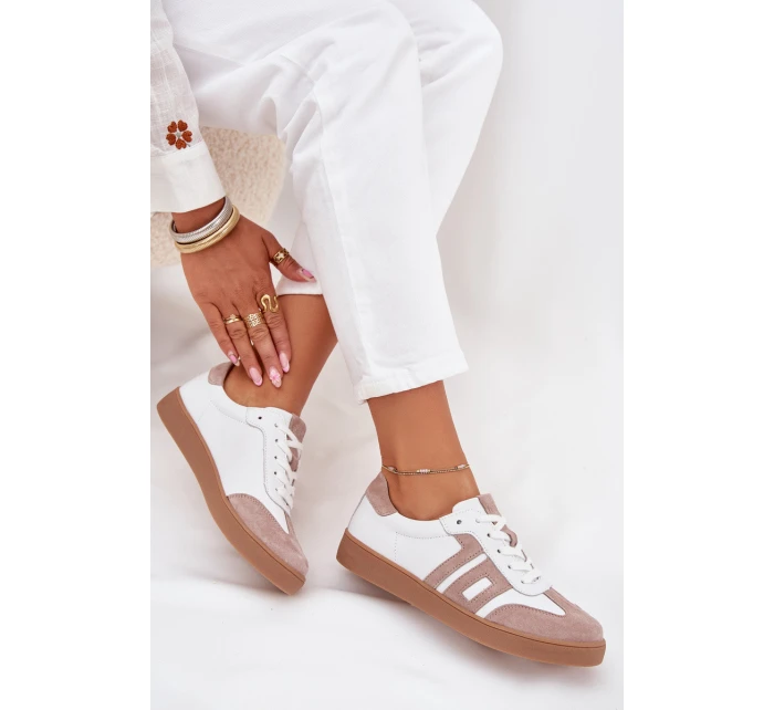 Dámské Kožené Tenisky model 21704959 - VINCEZA