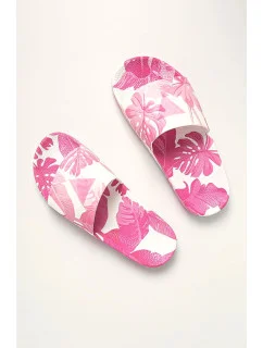 Plážové šľapky E02Z12BB00F-PU28 ružovobiela - Guess