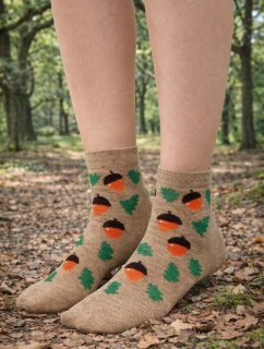 Dámske vzorované ponožky WOMAN