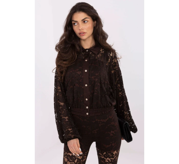 Košeľa s dlhým rukávom model 221294 Taliansko Moda