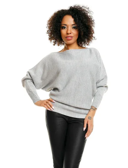 Sveter s netopierími rukávmi model 84282 PeeKaBoo