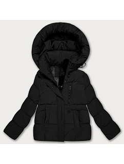 kurtka damska z kapturem czarna model 21725765 - S'WEST