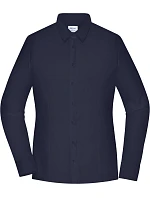 JN Popelínová halenka slim fit s dlouhým rukávem 02. navy model 22445781 - Daiber JN Popelínová halenka slim fit s dlouhým rukávem 02. navy model 22445781 - Daiber