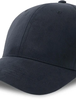 Atlantis Headwear Fam-S 6-panelová čiapka so semišovým vzhľadom 33.0271, tmavomodrá