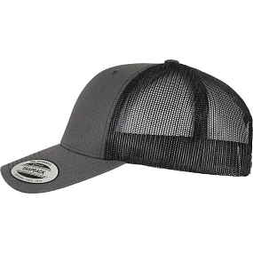 Flexfit 6606/6606T 6-panelová vintage čiapka „Trucker“ 55.6606 antracitová/čierna Flexfit 6606/6606T 6-panelová vintage čiapka „Trucker“ 55.6606 antracitová/čierna