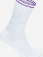 Mr. Socks L 05008 Tenisové ponožky „Premium“ 88.5008 biela/fialová