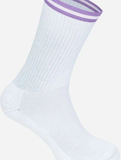 Mr. Socks L 05008 Tenisové ponožky „Premium“ 88.5008 biela/fialová