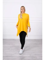 Horčicová mikina na bicykel s potlačou Horčicová mikina na bicykel s potlačou