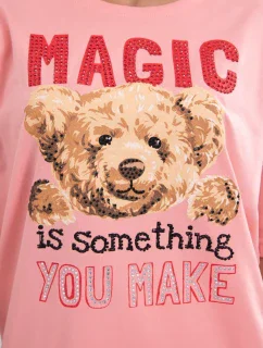 Kúzelná blúzka s marhuľovou potlačou