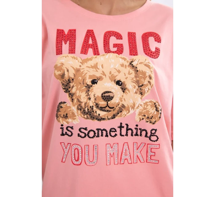 Kúzelná blúzka s marhuľovou potlačou Kúzelná blúzka s marhuľovou potlačou