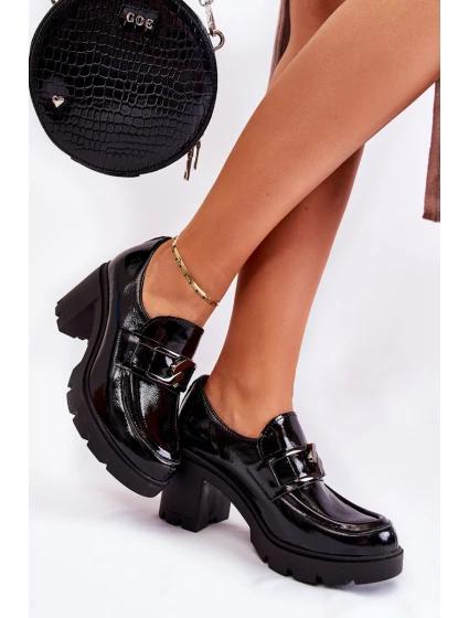 Elegantní boty na Se Černe model 21593193 - Boto Elegantní boty na Se Černe model 21593193 - Boto