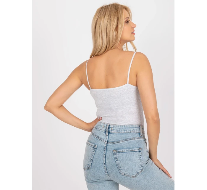 Dámsky top BR TP 8103 svetlo šedý