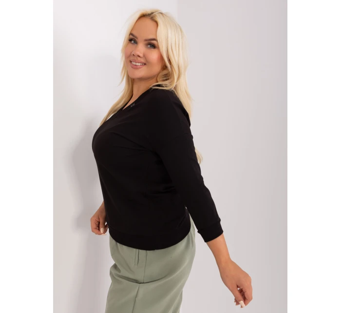 Bluzka RV BZ model 21817441 czarny - FPrice Bluzka RV BZ model 21817441 czarny - FPrice