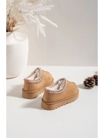 Detské snehové topánky s výšivkou Prina - ťava Detské snehové topánky s výšivkou Prina - ťava