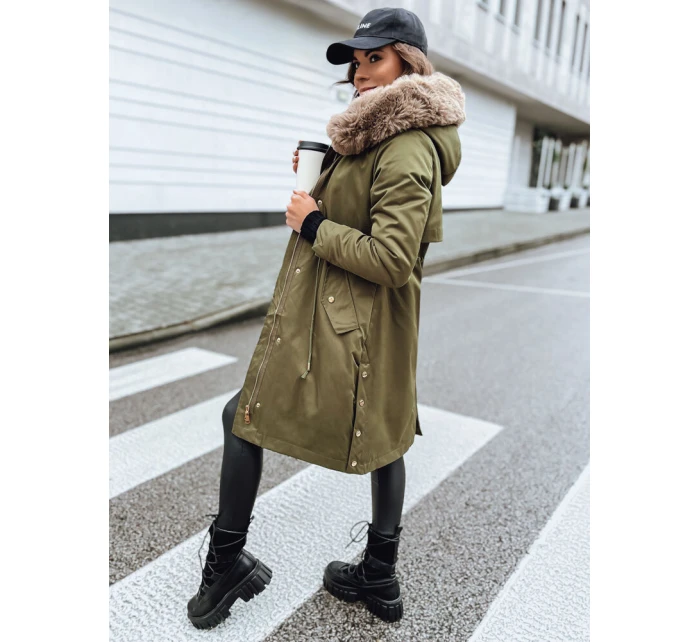 Dámska zimná bunda NADER zelená FashionStreet TY4031 Dámska zimná bunda NADER zelená FashionStreet TY4031