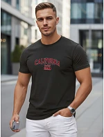 Tshirt męski bawełniany z nadrukiem California czarny model 22316104 - FashionStreet
