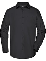 JN Popelínová business košile s dlouhým rukávem 02.0 black model 22487503 - Daiber