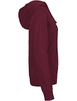 O Dámská mikina s kapucí z bio bavlny bordeaux model 22505972 - Neutral O Dámská mikina s kapucí z bio bavlny bordeaux model 22505972 - Neutral