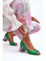 Kůže Boty S Ozdobným Lewski Shoes Zelené model 21626631 - Boto