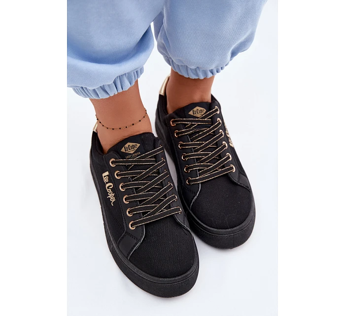Dámské tenisky na platformě Lee Cooper LCW-26-44-4476 Černé