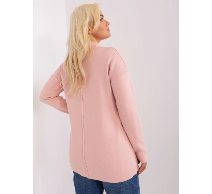 PM SW PM717 Sveter.20 svetlo ružová