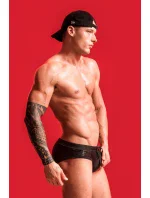 Čierne plavky Aero (Push-up vrecko) - Alpha Male