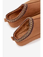 Detské/módne snežnice Jolisse s výšivkou na platforme - ťava Detské/módne snežnice Jolisse s výšivkou na platforme - ťava