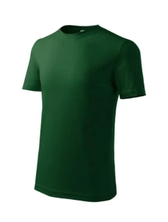 Klasické nové tričko pre deti fľaša zelená