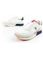 U.S. Polo model 22115504 sportovní boty tenisky pánské módní pohodlné bílé