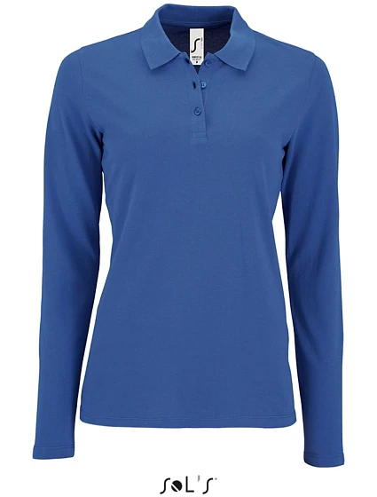 SOL'S Perfect LSL Women Dámske piqué polo s dlhým rukávom 25.2083 kráľovská modrá SOL'S Perfect LSL Women Dámske piqué polo s dlhým rukávom 25.2083 kráľovská modrá