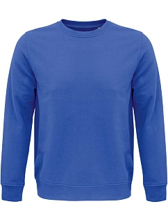 Unisex mikina SOL'S Comet z organickej bavlny 25.3574, kráľovská modrá