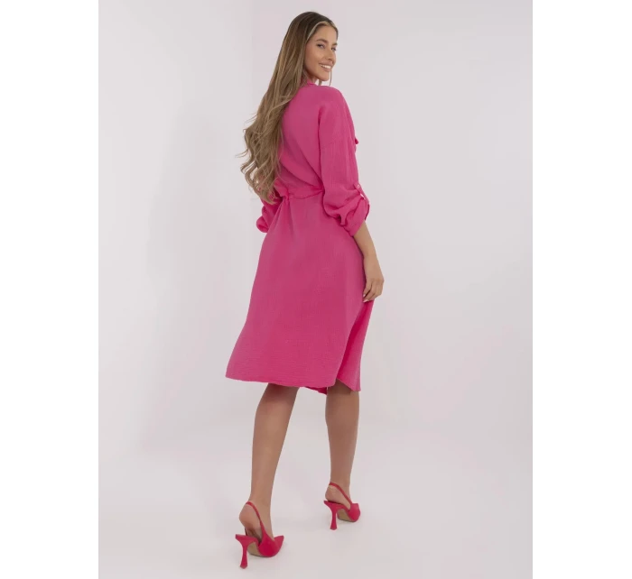 Šaty MI SK 91166.73 fuchsiová