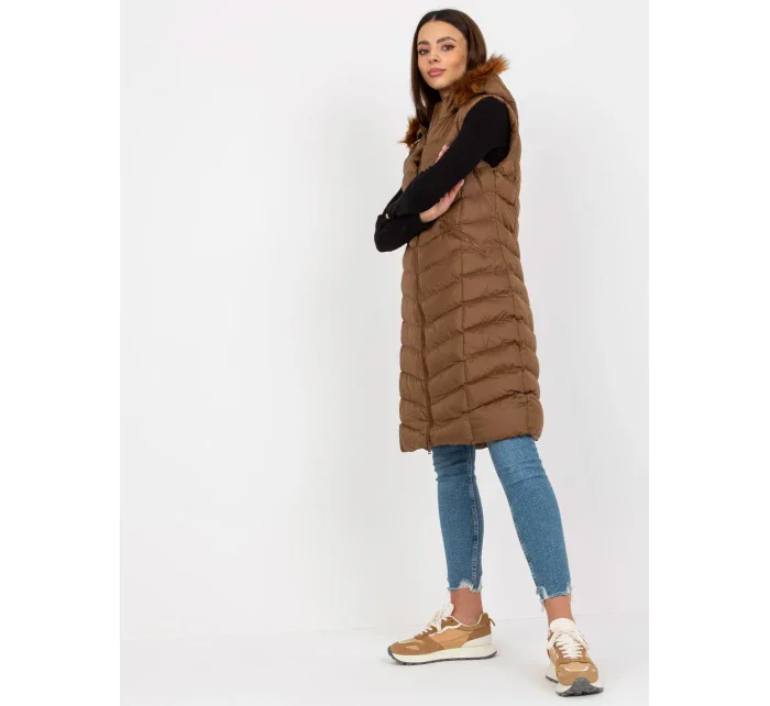 Dámska vesta RV KZ 008.00P hnedá