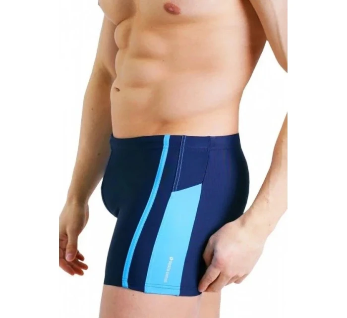 Pánske plavky BD 364 Tmavomodrá s modrou - Sesto Senso
